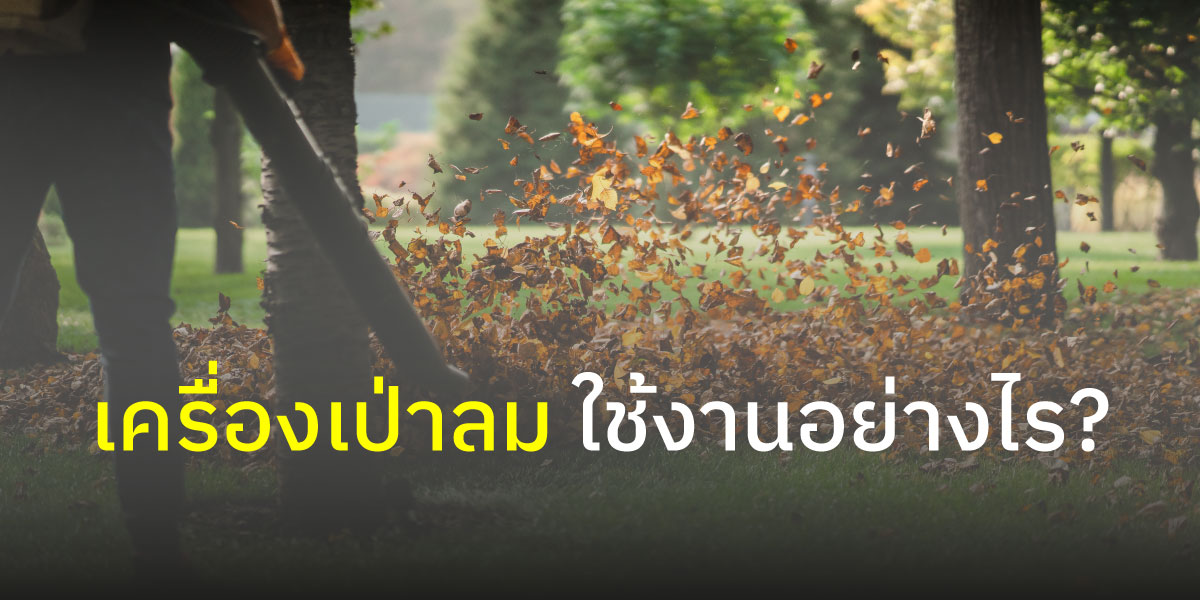 เครื่องเป่าลม ใช้งานอย่างไร?